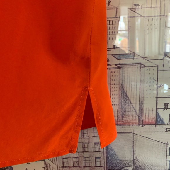 Rouie vintage silk T in orange size S - Picture 4 of 11